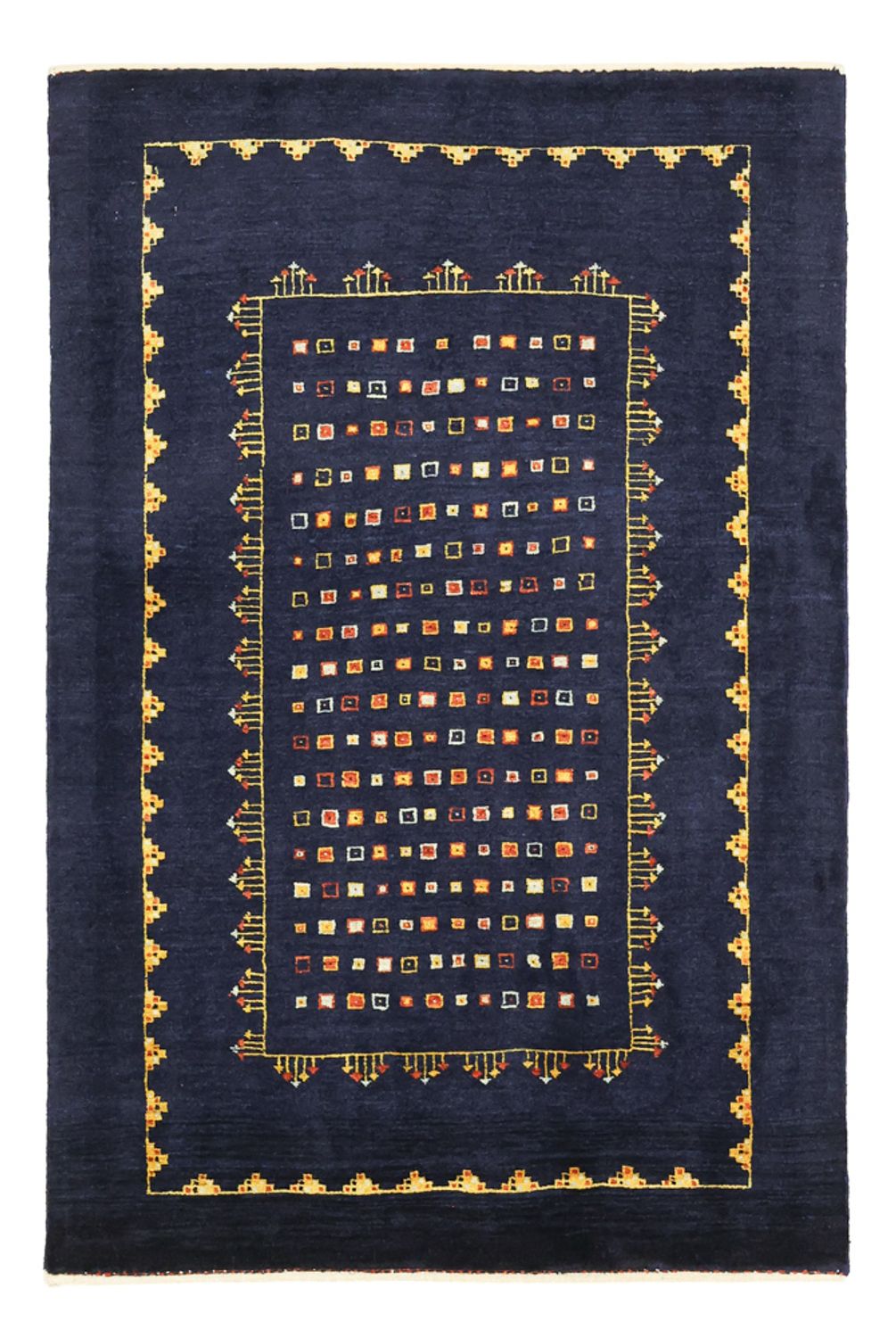 Tappeto Gabbeh - Kashkuli Persero - 119 x 81 cm - blu scuro