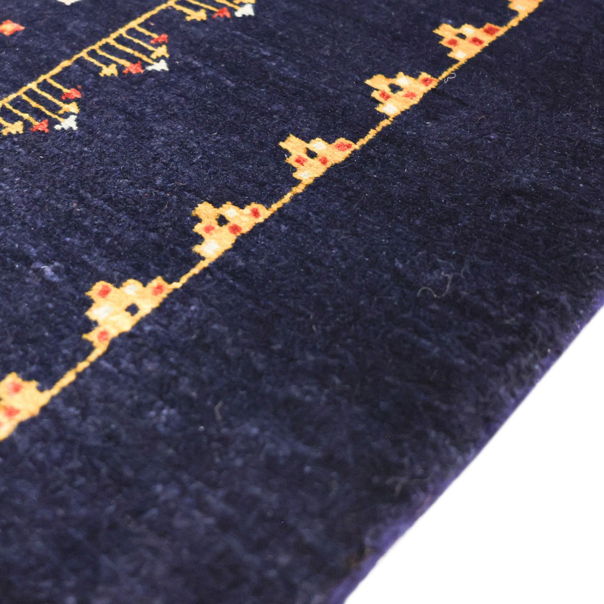 Tappeto Gabbeh - Kashkuli Persero - 119 x 81 cm - blu scuro