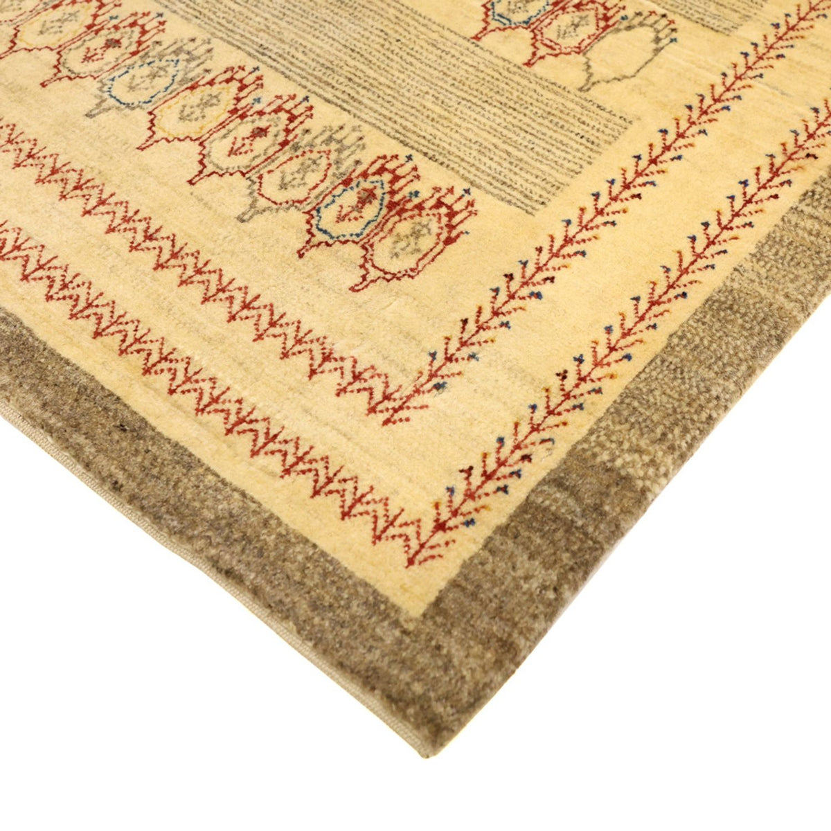 Tappeto Gabbeh - Kashkuli Persero - 125 x 87 cm - beige