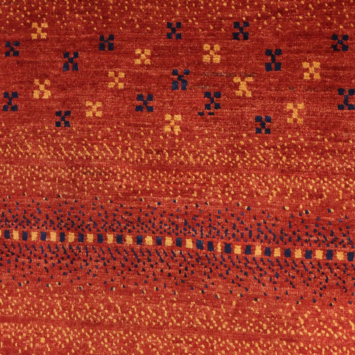 Tappeto Gabbeh - Kashkuli Persero - 122 x 98 cm - rosso