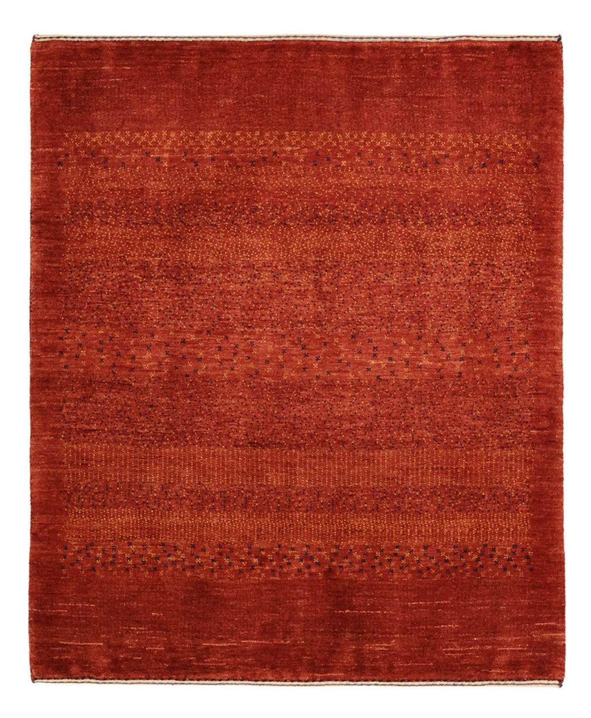Tappeto Gabbeh - Kashkuli Persero - 116 x 97 cm - ruggine