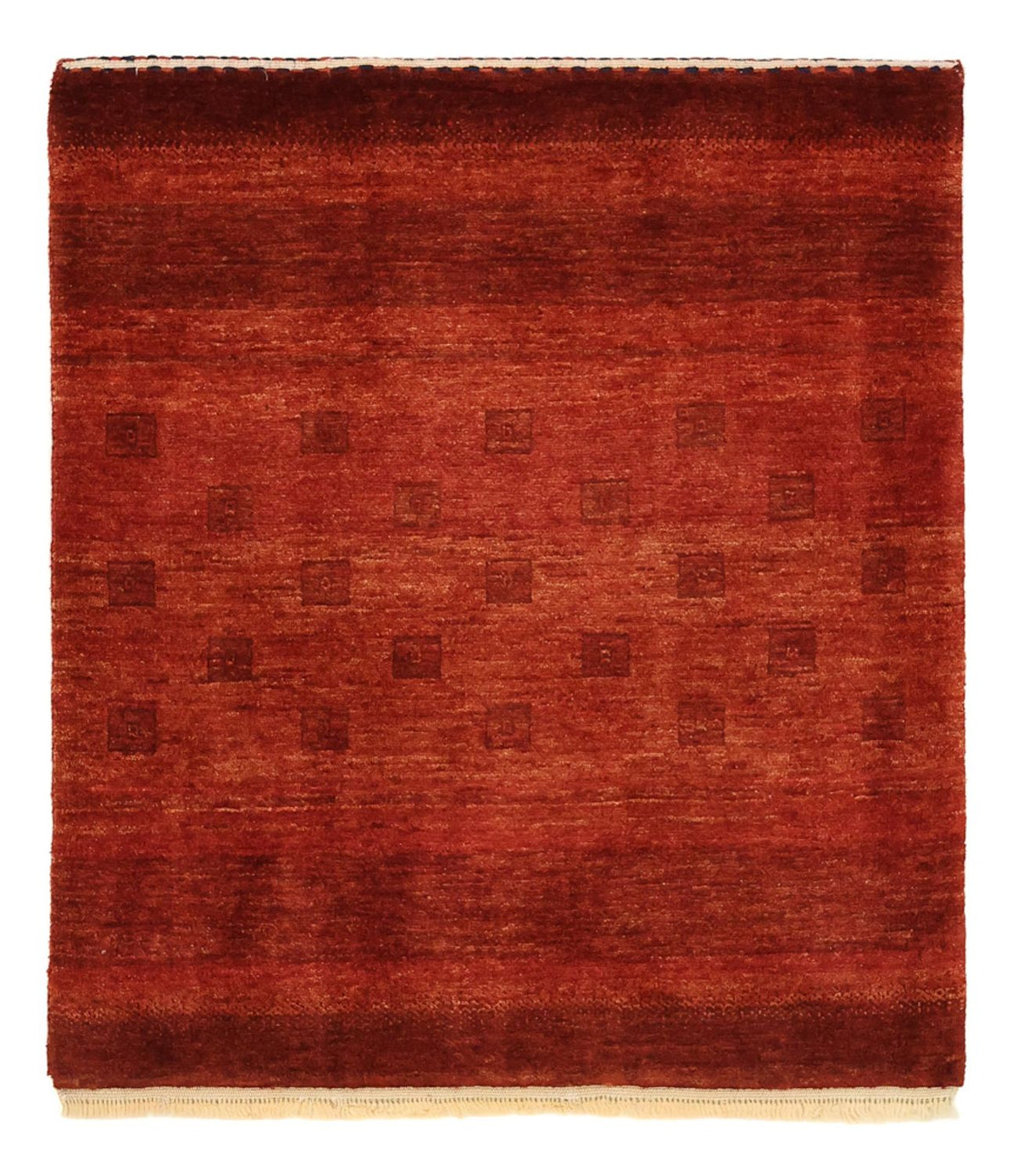 Tappeto Gabbeh - Kashkuli Persero - 89 x 80 cm - ruggine