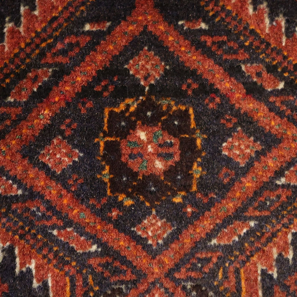 Tappeto corsia Tappeto Belutsch - 194 x 97 cm - rosso scuro