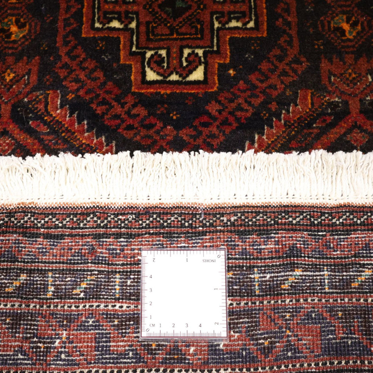 Tappeto corsia Tappeto Belutsch - 194 x 97 cm - rosso scuro