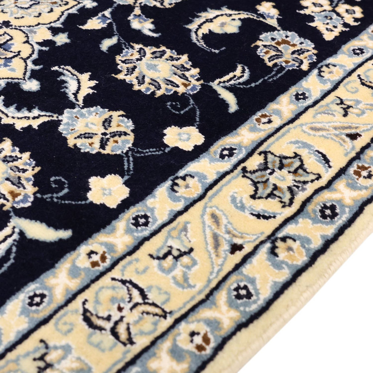Tappeto Persero - Nain - Reale - 137 x 88 cm - blu scuro