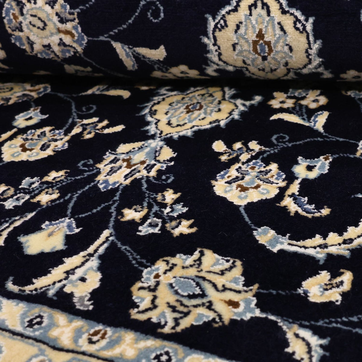 Tappeto Persero - Nain - Reale - 137 x 88 cm - blu scuro