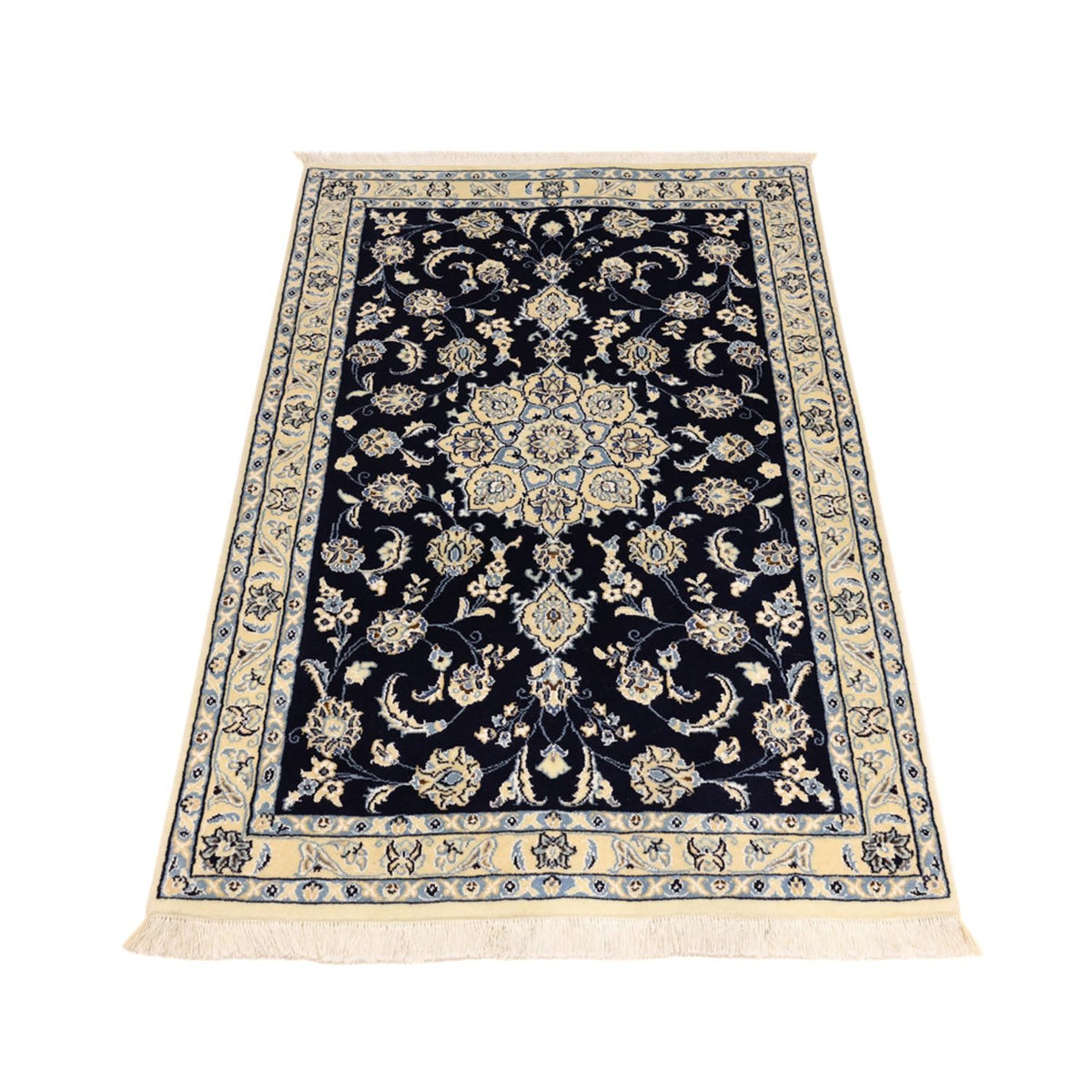 Tappeto Persero - Nain - Reale - 137 x 88 cm - blu scuro