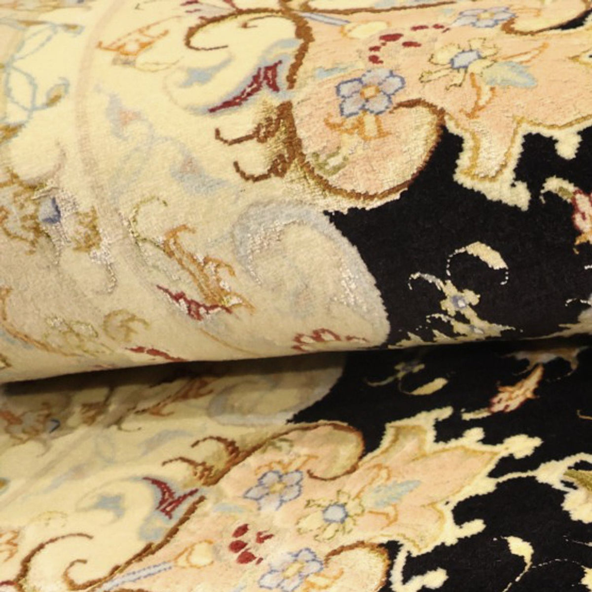 Tappeto Persero - Tabriz - Reale - 152 x 99 cm - blu scuro