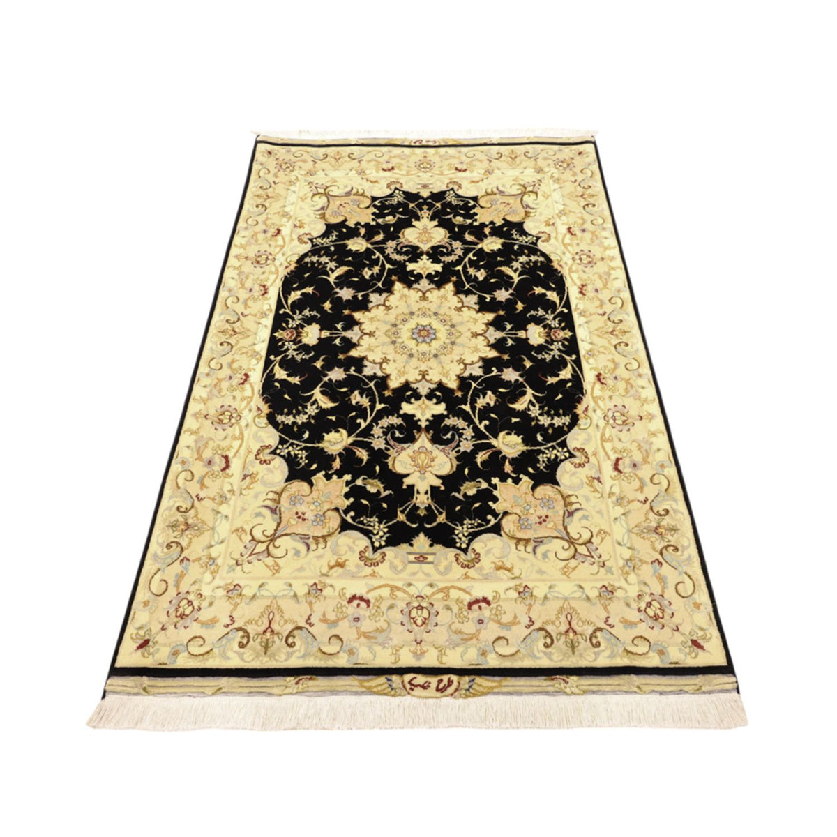Tappeto Persero - Tabriz - Reale - 152 x 99 cm - blu scuro