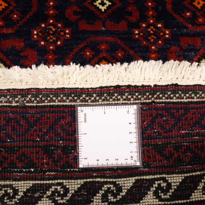 Tappeto corsia Tappeto Belutsch - 185 x 100 cm - rosso scuro