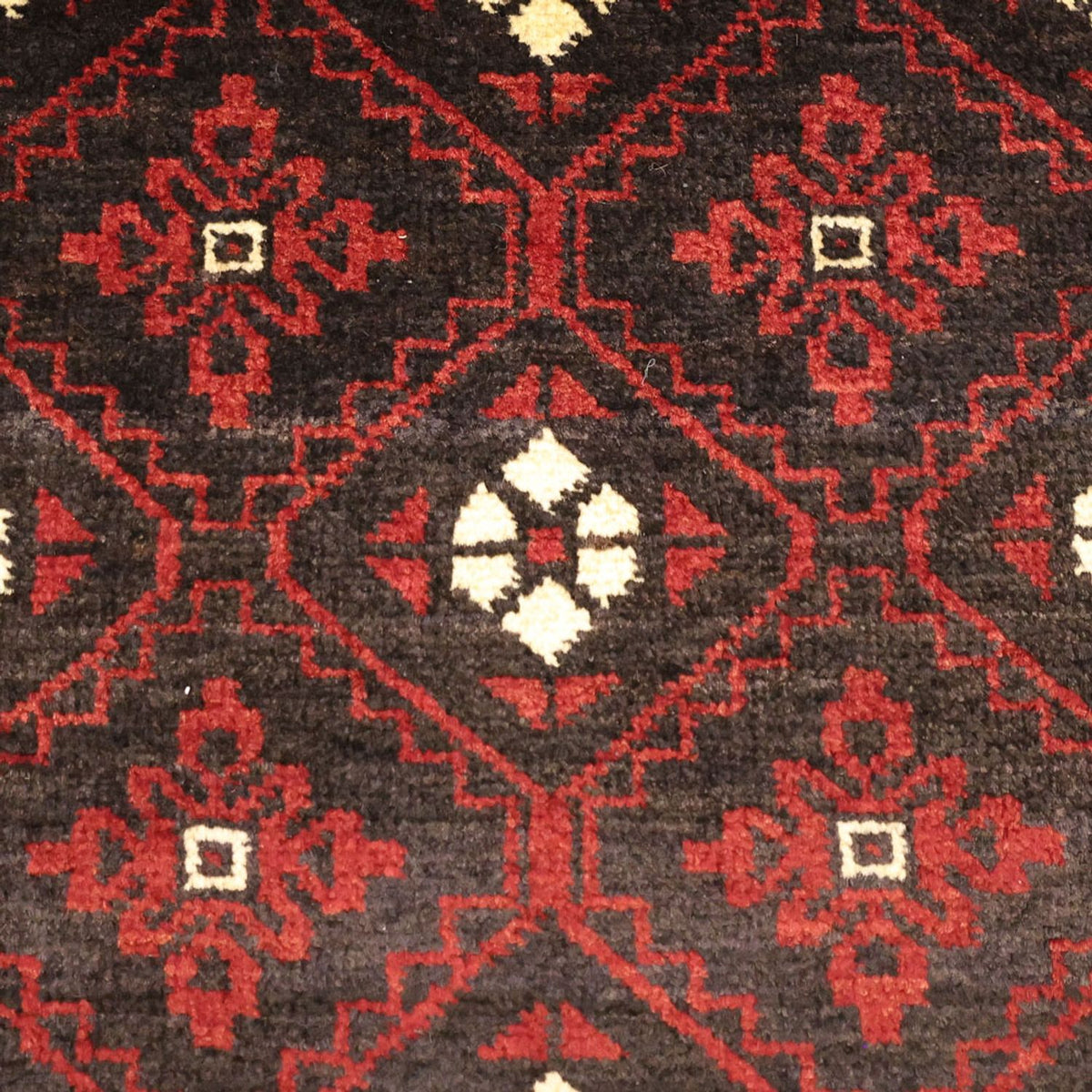 Tappeto corsia Tappeto Belutsch - 199 x 102 cm - rosso scuro