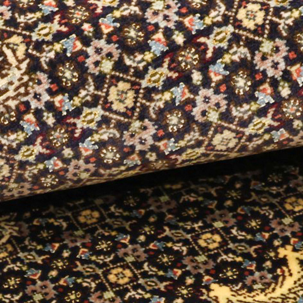 Tappeto Persero - Tabriz - Reale - 146 x 102 cm - verde scuro