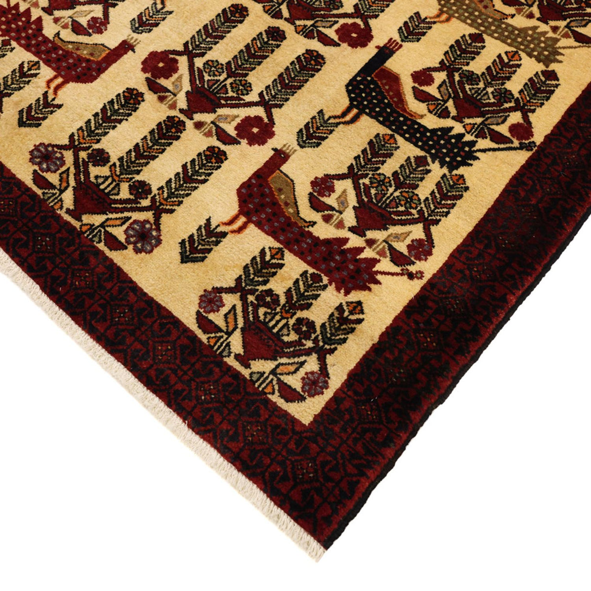 Tappeto corsia Tappeto Belutsch - 196 x 109 cm - beige