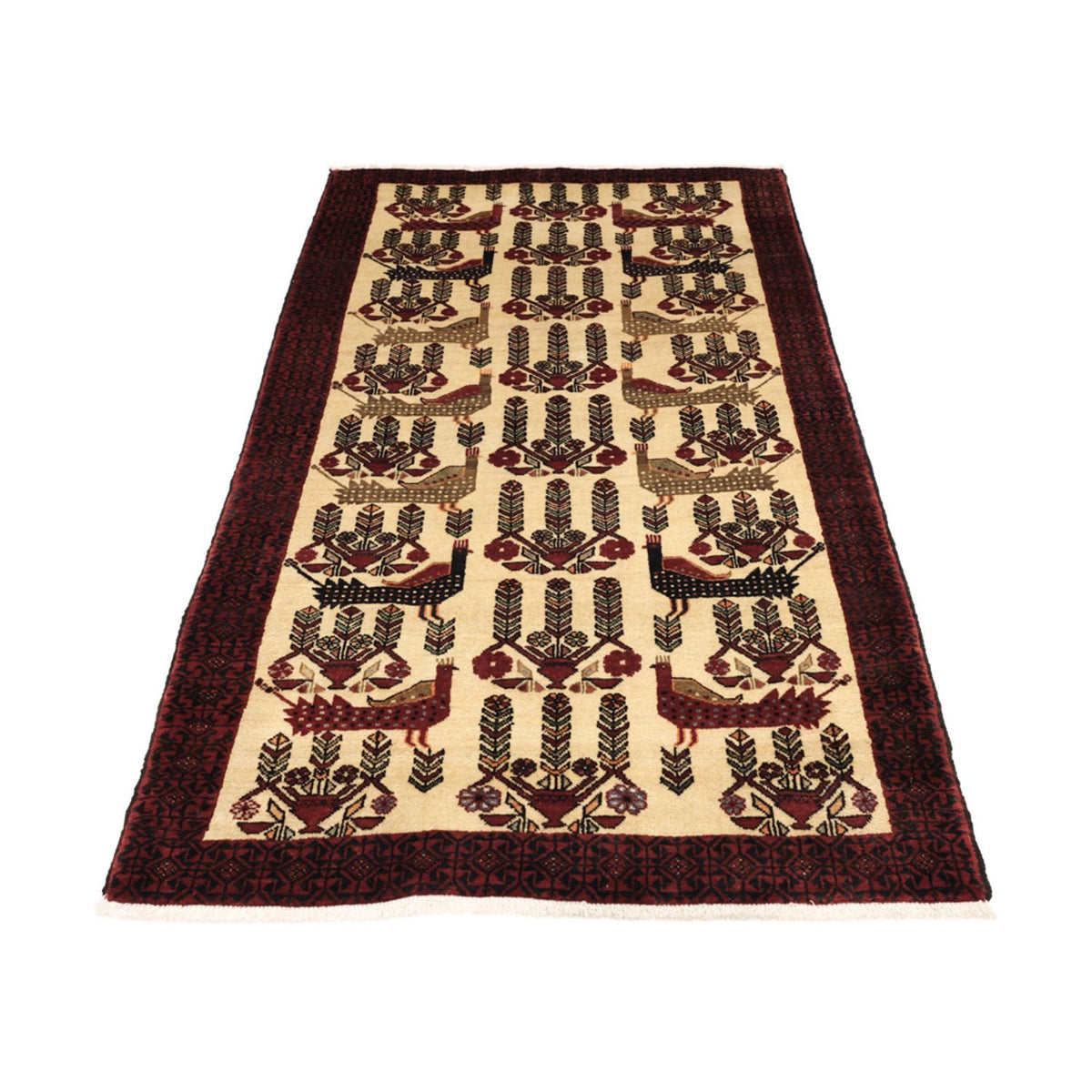 Tappeto corsia Tappeto Belutsch - 196 x 109 cm - beige