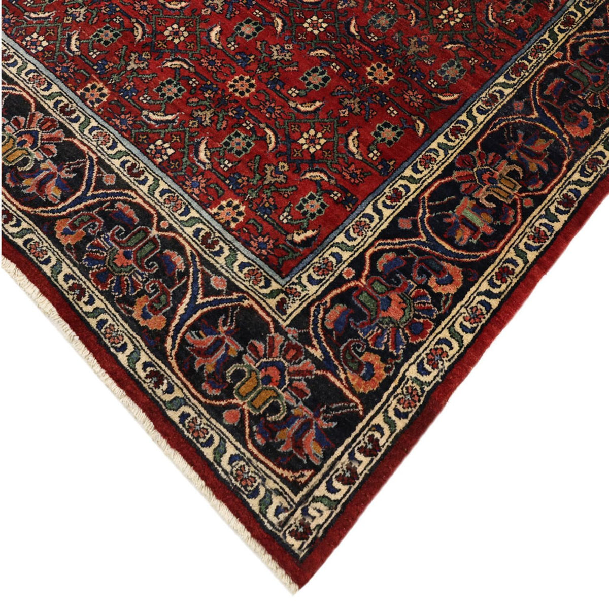 Tappeto Persero - Bidjar - Reale - 288 x 168 cm - rosso scuro