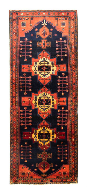 Tappeto corsia Tappeto Persero - Nomade - 305 x 115 cm - blu