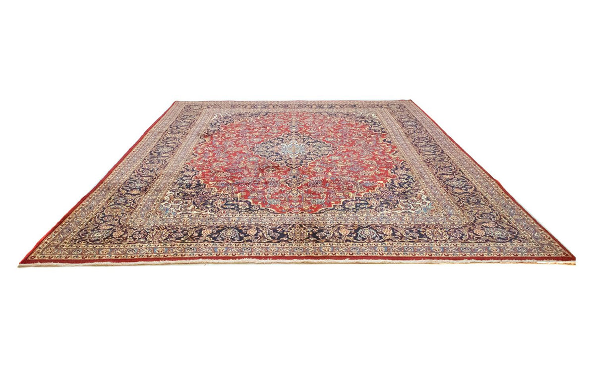 Tappeto Persero - Keshan - 384 x 303 cm - blu