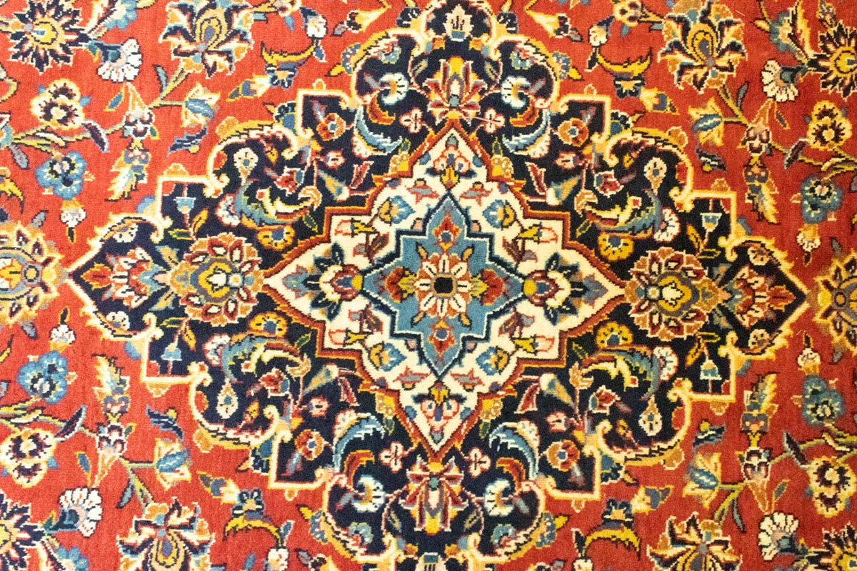Tappeto Persero - Keshan - 382 x 270 cm - arancione