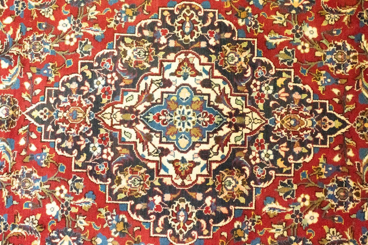 Tappeto Persero - Keshan - 356 x 251 cm - rosso