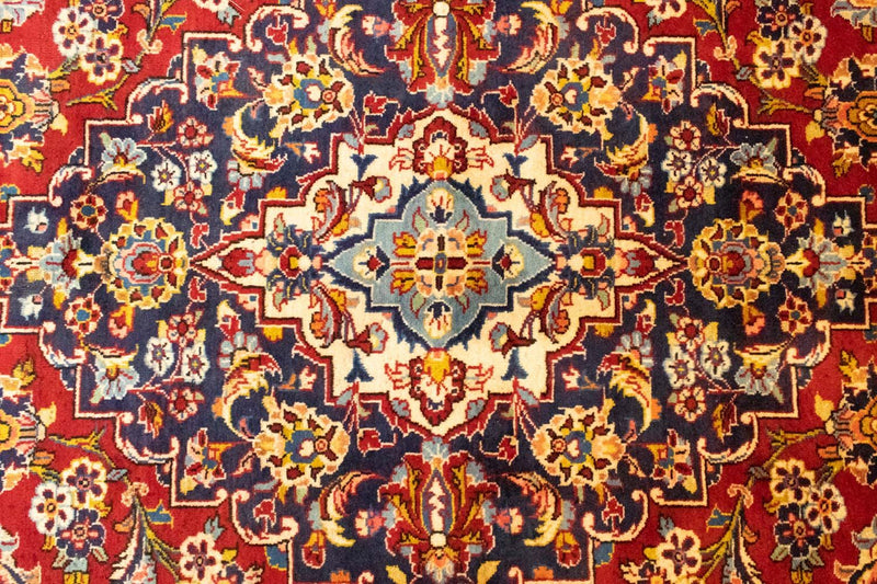 Tappeto Persero - Keshan - 402 x 297 cm - rosso