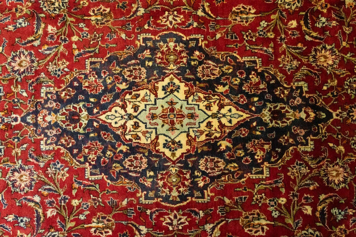 Tappeto Persero - Keshan - 346 x 207 cm - rosso