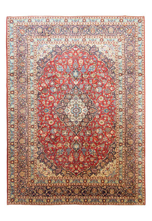 Tappeto Persero - Keshan - 384 x 280 cm - rosso