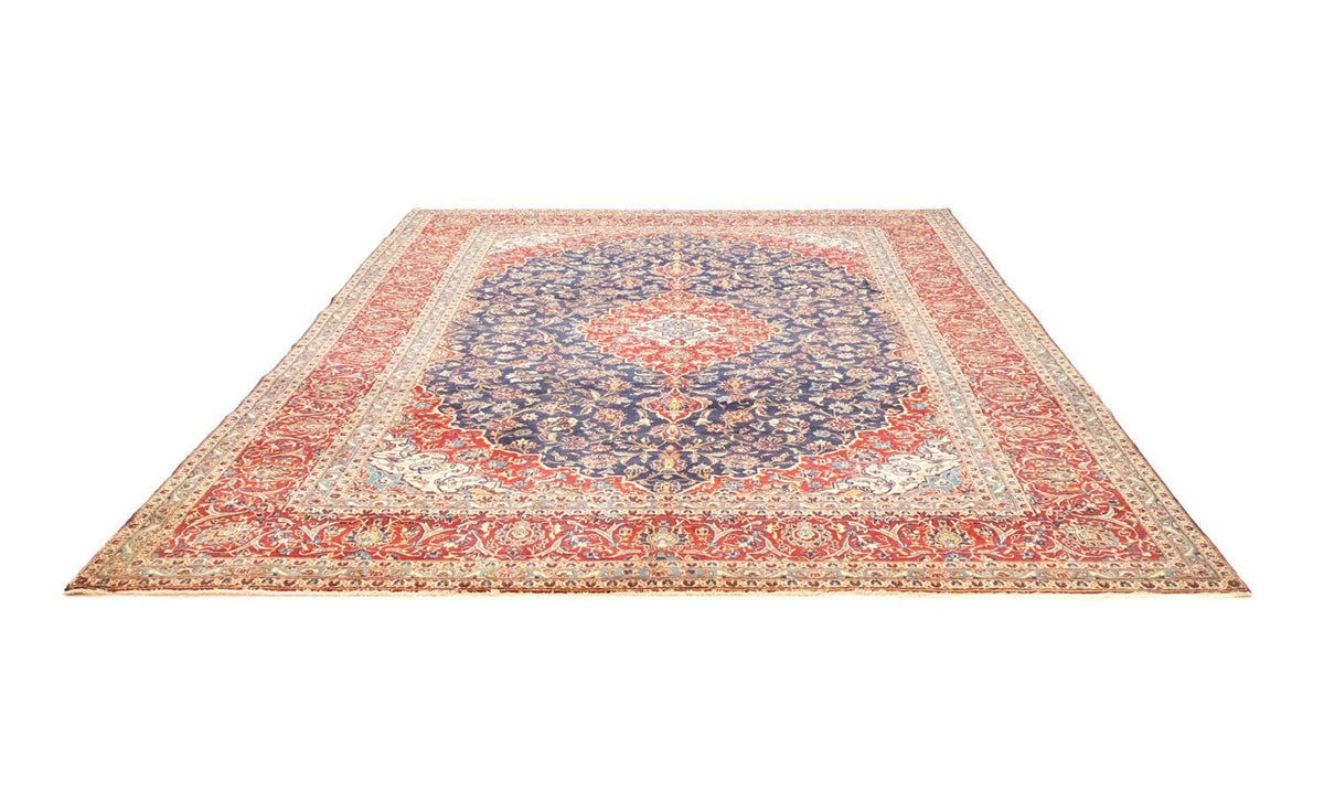 Tappeto Persero - Keshan - 405 x 294 cm - blu