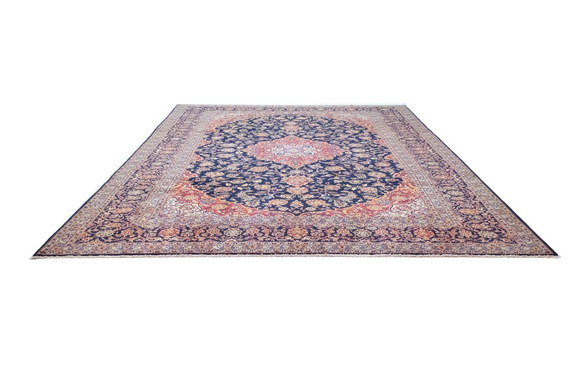 Tappeto Persero - Keshan - 396 x 287 cm - blu