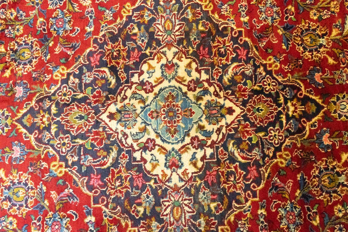 Tappeto Persero - Keshan - 401 x 294 cm - rosso