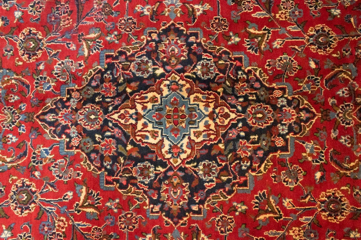 Tappeto Persero - Keshan - 375 x 292 cm - rosso