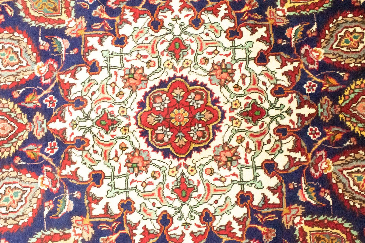 Tappeto Persero - Tabriz - 392 x 305 cm - blu