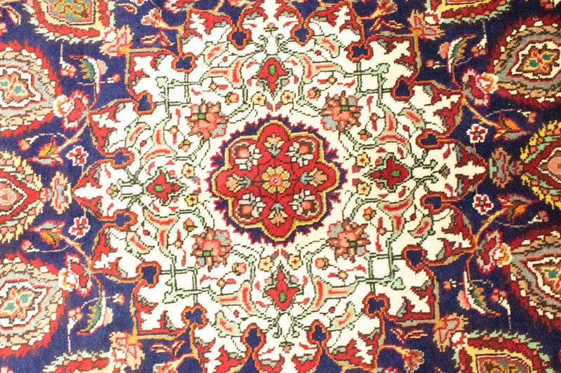 Tappeto Persero - Tabriz - 392 x 305 cm - blu