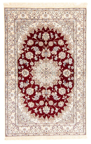 Tappeto Persero - Nain - Reale - 241 x 153 cm - rosso scuro