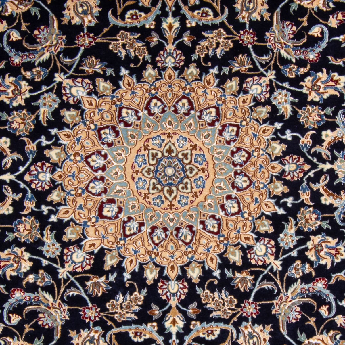 Tappeto Persero - Nain - Premio - 205 x 128 cm - blu scuro