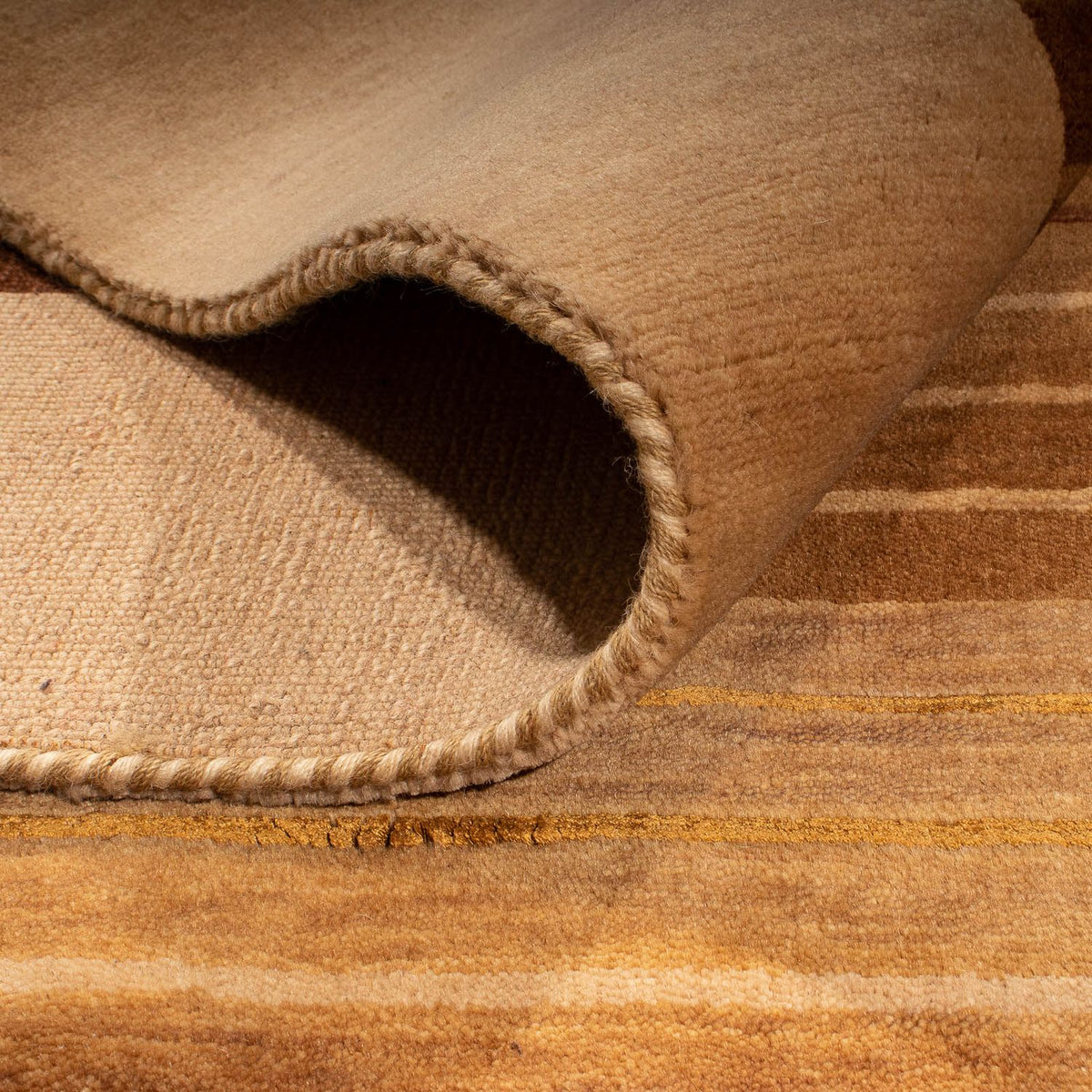 Tappeto Gabbeh - Softy - 169 x 121 cm - marrone chiaro