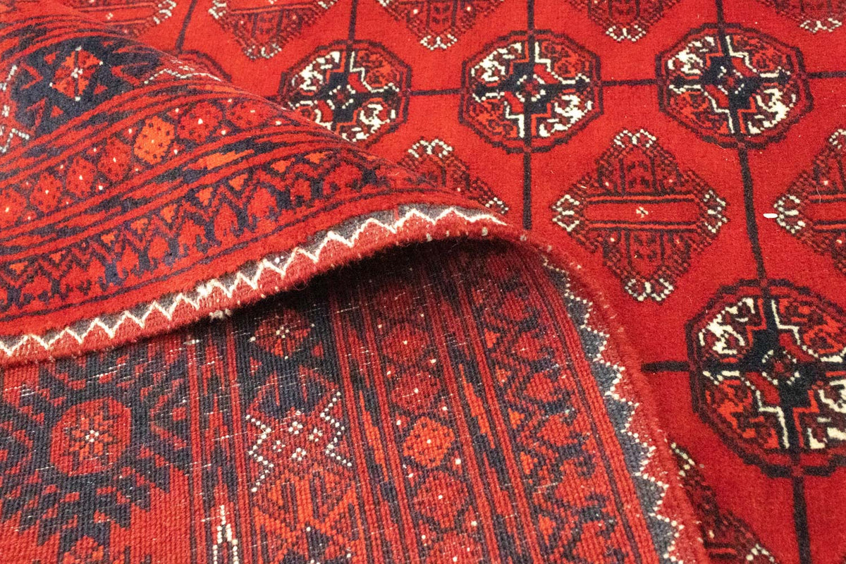 Tappeto afgano - Bukhara - 299 x 198 cm - rosso scuro