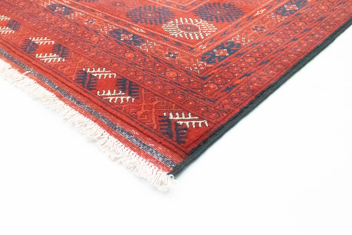 Tappeto afgano - Bukhara - 297 x 198 cm - rosso scuro