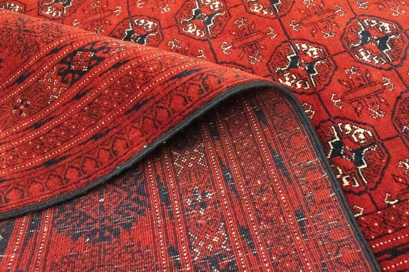 Tappeto afgano - Bukhara - 293 x 196 cm - rosso