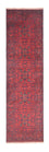 Tappeto corsia Tappeto afgano - Kunduz - 290 x 80 cm - rosso scuro