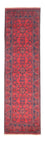 Tappeto corsia Tappeto afgano - Kunduz - 297 x 79 cm - rosso