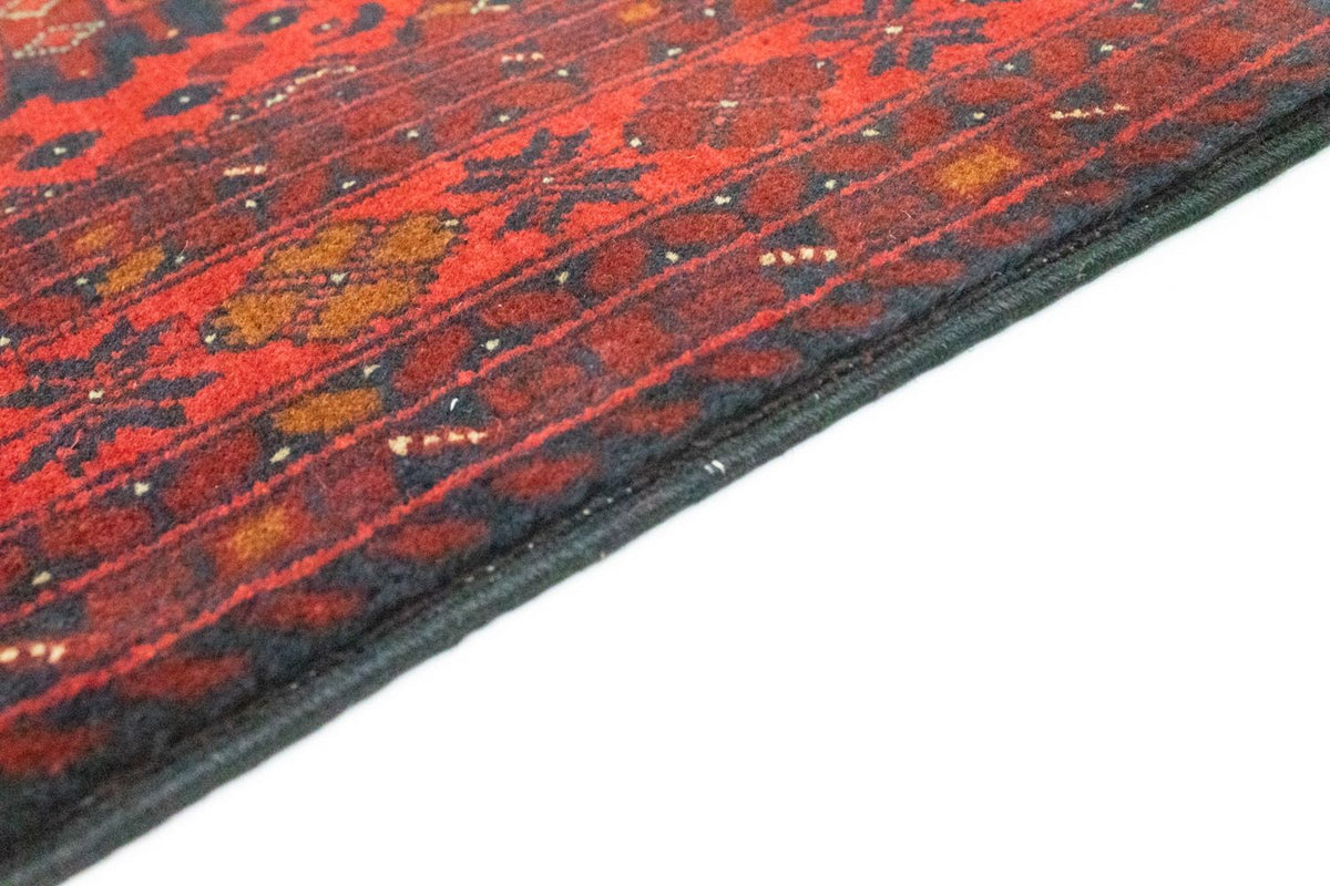 Tappeto afgano - Kunduz - 142 x 103 cm - rosso