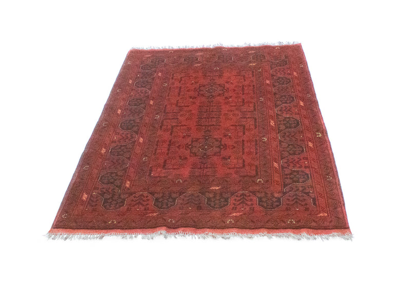 Tappeto afgano - Kunduz - 156 x 105 cm - rosso