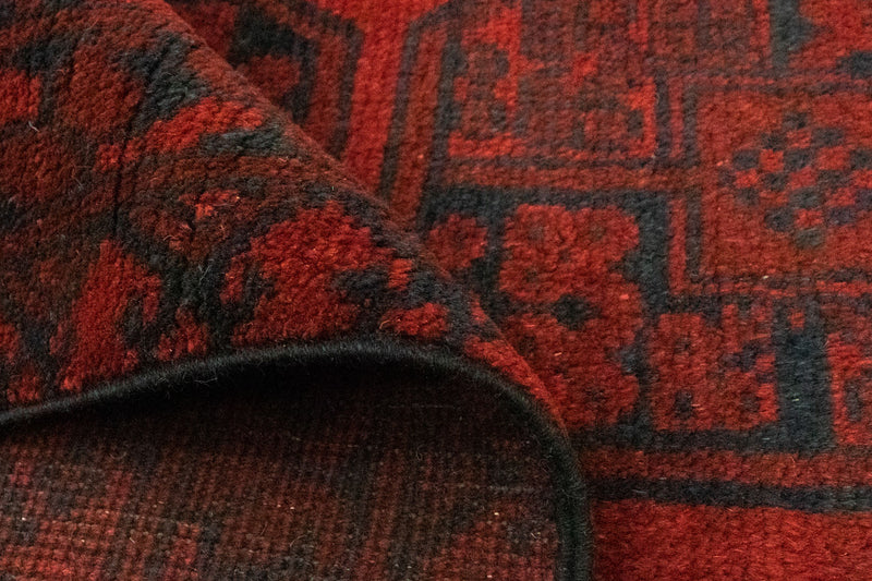 Tappeto afgano - Filpa - 194 x 152 cm - rosso