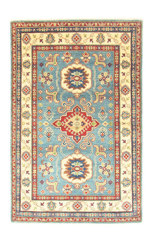 Tappeto Ziegler - Kazak - 183 x 117 cm - blu mare