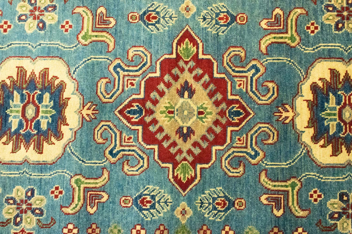 Tappeto Ziegler - Kazak - 183 x 117 cm - blu mare