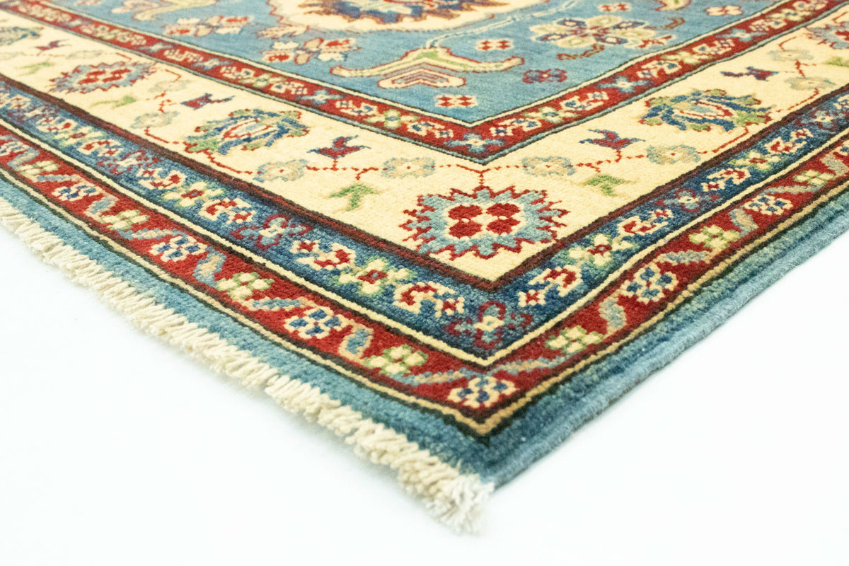 Tappeto Ziegler - Kazak - 183 x 117 cm - blu mare