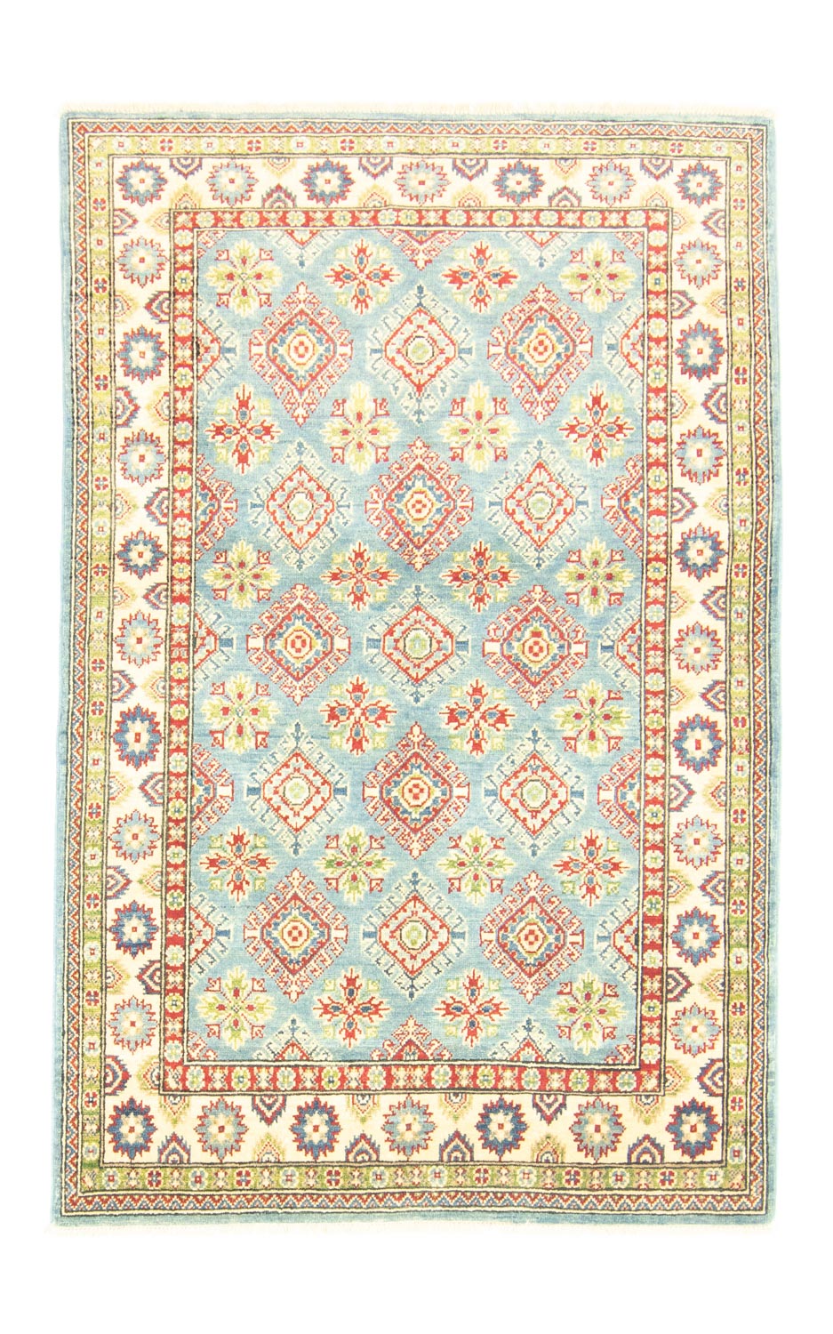 Tappeto Ziegler - Kazak - 183 x 118 cm - blu chiaro