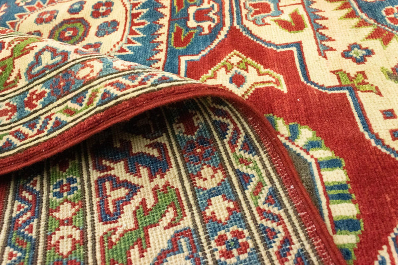 Tappeto Ziegler - Kazak - 198 x 157 cm - rosso scuro