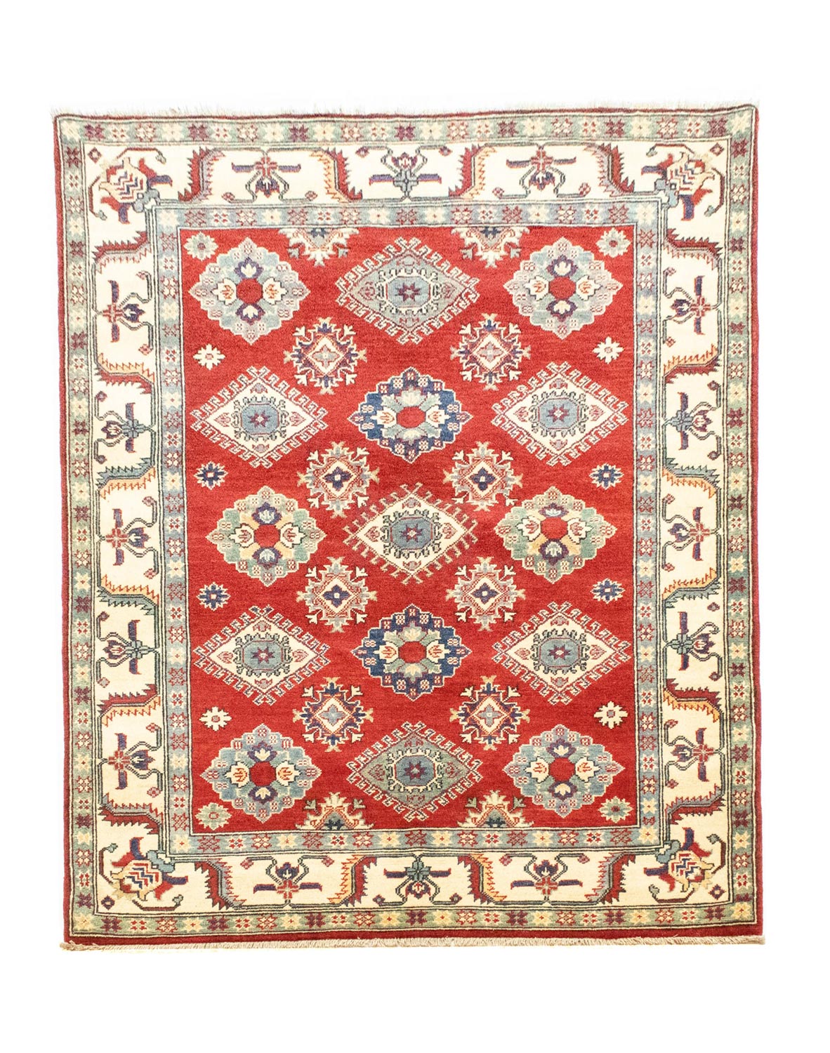 Tappeto Ziegler - Kazak - 199 x 146 cm - rosso scuro