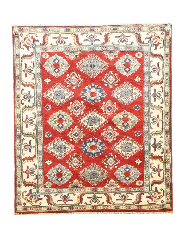 Tappeto Ziegler - Kazak - 199 x 146 cm - rosso scuro